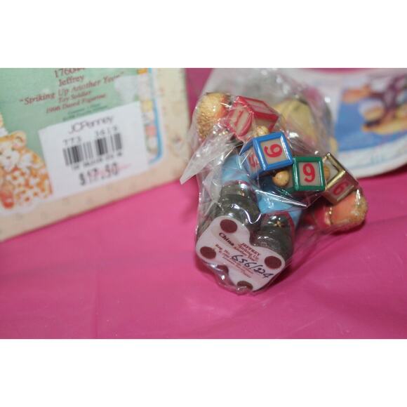 Cherished Teddies Jeffrey Striking Up Another Year 1996 Figurine In Box 176044 - Picture 8 of 11